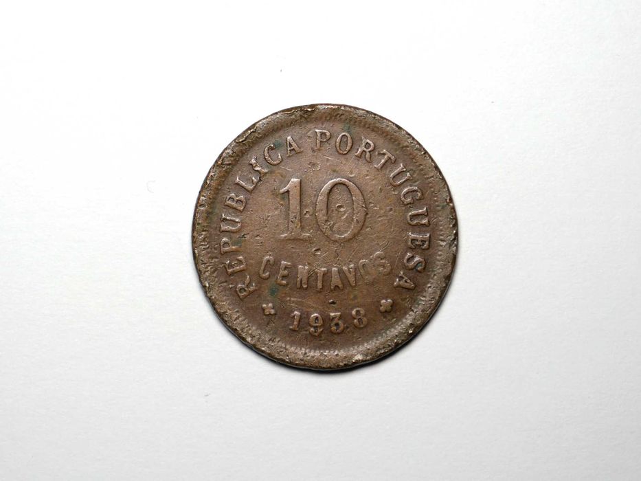 Moeda 10 Centavos 1938