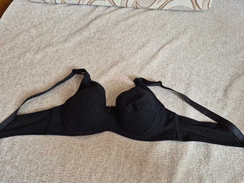 Czarny biustonosz 85D damski yalisi