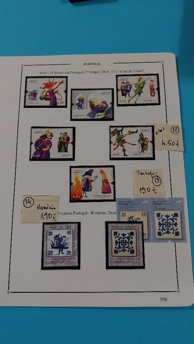 Selos de Portugal Novos c/goma-2010-Ref.1-26/11