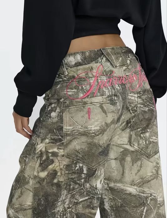 Baggy jeans realtree, штаны джинсы rap