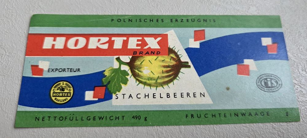 Etykieta Hortex.