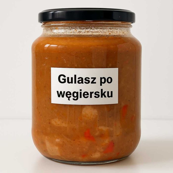 Dania obiadowe w słoikach zestaw 10 szt. 0,9 l paczka termo