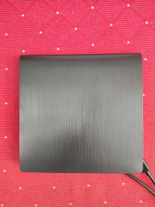 Nagrywarka DVD CD zewnętrzna przenośna napęd optyczny USB kieszeń czarna  do komputera PC Laptopa