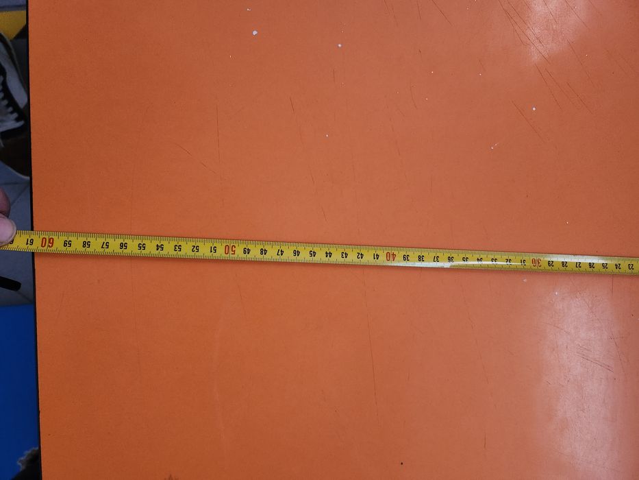 Mesa retangular laranja