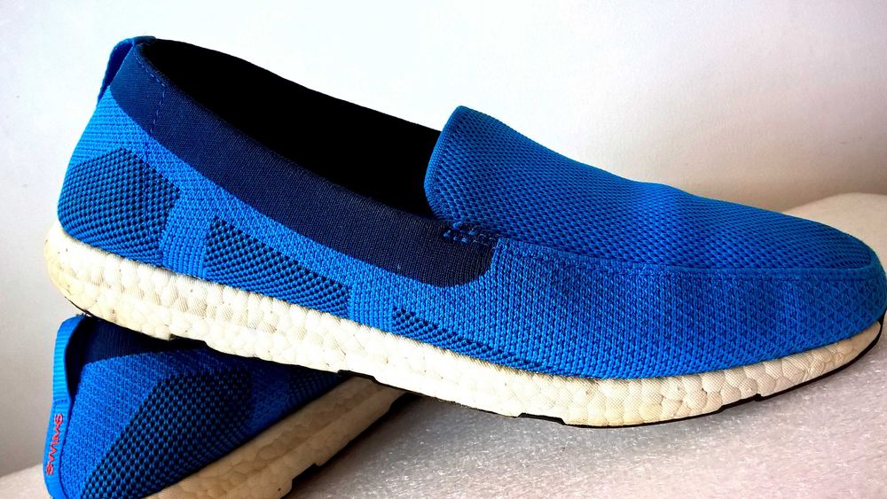 SWIMS mokasyny podeszwa BOOST niebieski lazur