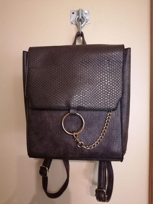 Mochila/Bolsa de senhora castanha