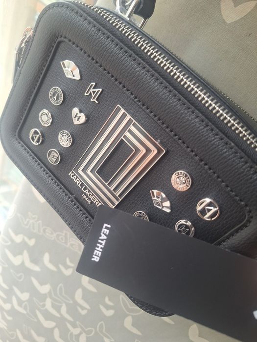 Oryginalna Torebka KARL LAGERFELD PARIS Simone Camera Crossbody Bag
