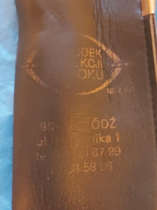 Etui na okularów z czasów PRL