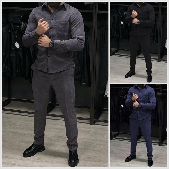 Мужской вельветовый костюм/Чоловічий вельветовий костюм KN