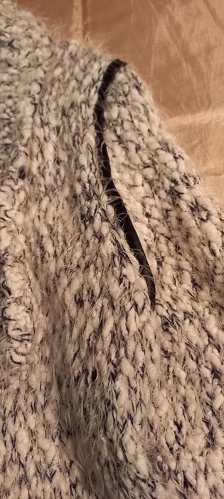 Casaco de malha grossa mesclado