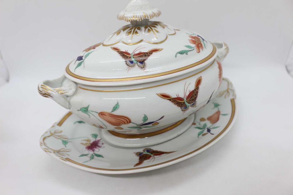 Terrina com Prato Coleção Samatra Vista Alegre 1971