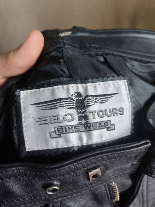 Кожаные штаны женские байкерские belo tours