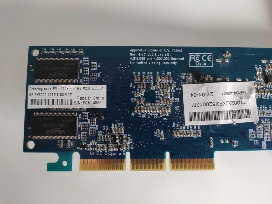 Placa gráfica NVIDIA GeForce FX5200 Silent |RetroTech | Colecionador |
