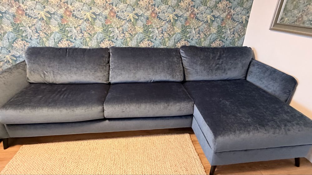 Sits narożnik sofa z funkcją spania i skrzynią na pościel