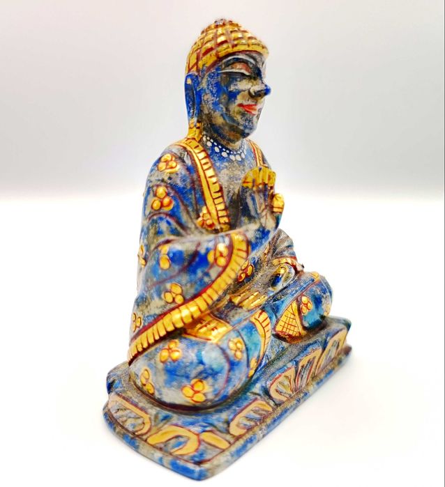 Figurka Budda posążek medytacja kamień rzeźba kamienna unikat inna