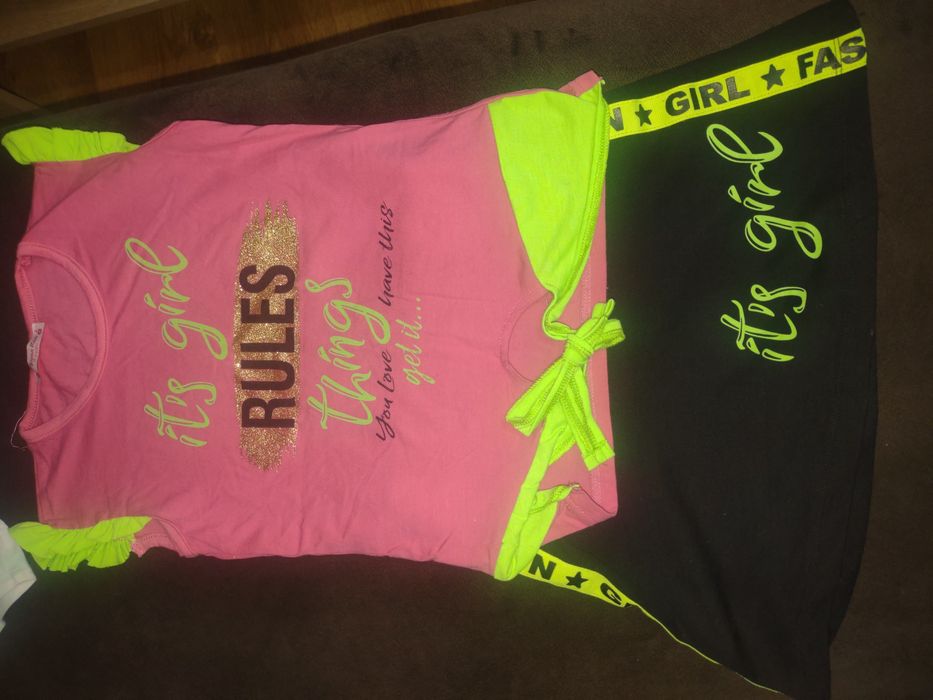 Komplet spódniczka i bluzeczka rozm.128