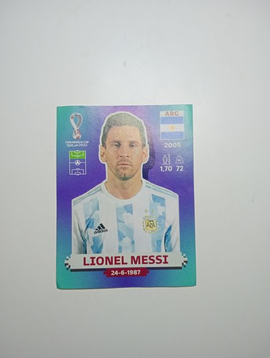 Cromo Messi mundial 2022