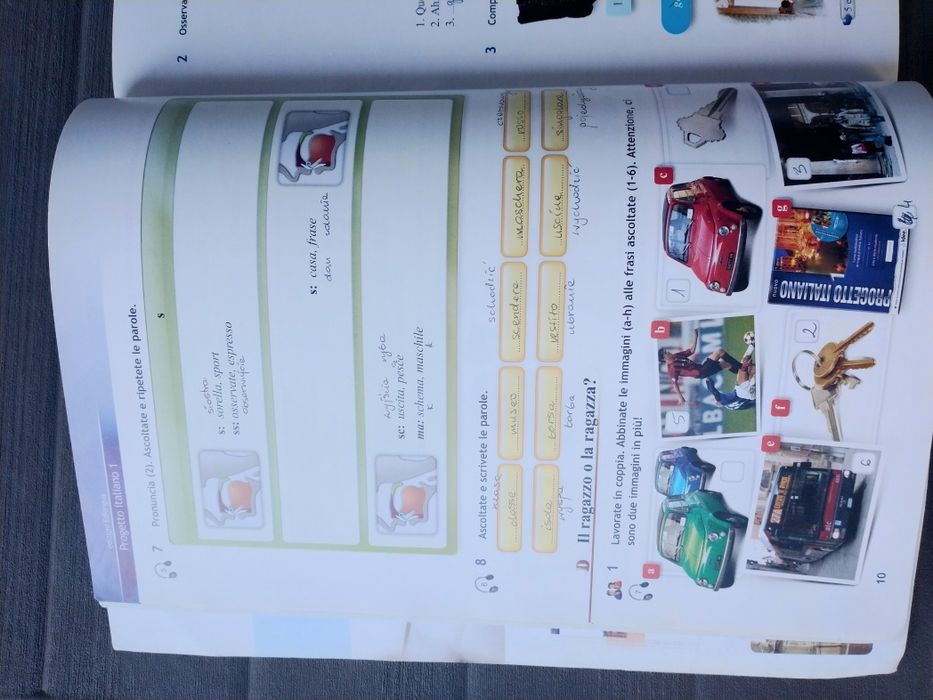Podręcznik do języka włoskiego nuovo Progetto Italiano 1a