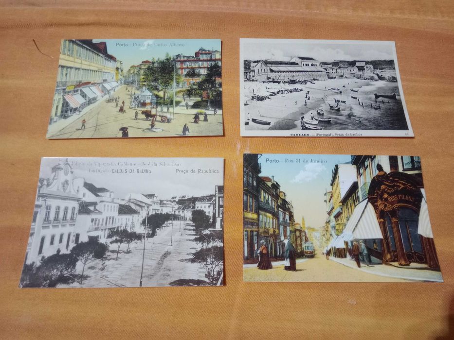 Collection of 10 postcards from Portugal from 1900 to 1910, numbers 1 to 1064284727114115121