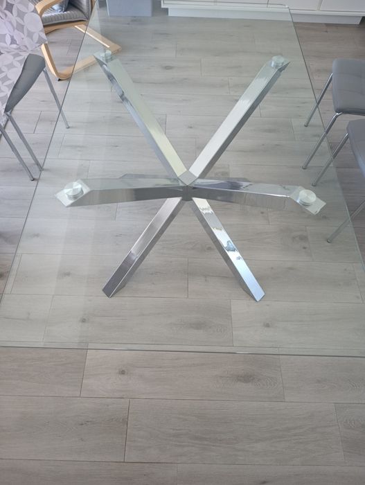 Mesa de vidro temperado