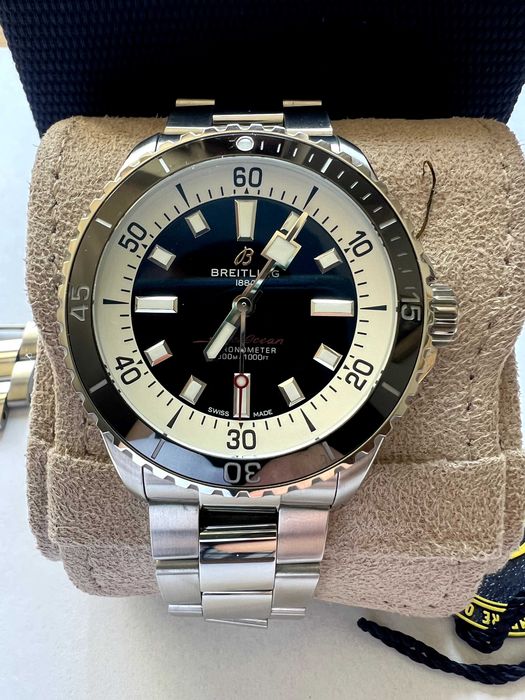 Breitling Superocean Automatic 42, Pełen Zestaw, stan BDB