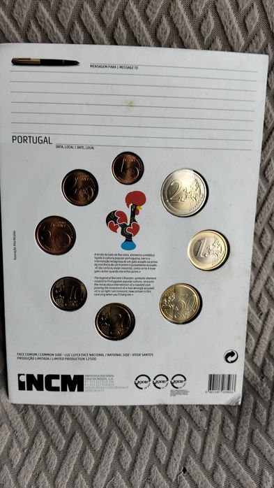 Moedas euro Portugal