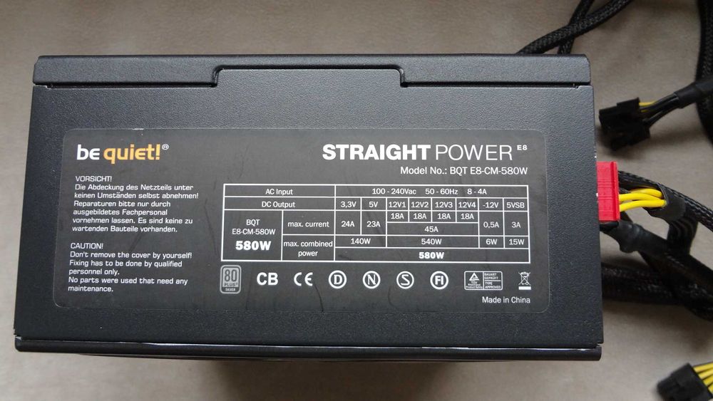 be quiet Straight Power BQT E8-CM-580W