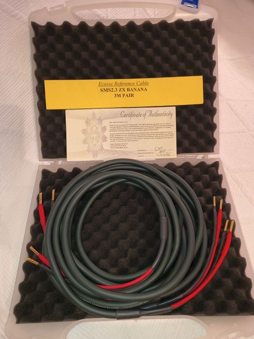Kable/ przewody głośnikowe Ecosse Reference SMS 2.3  monocrystal 2x3m