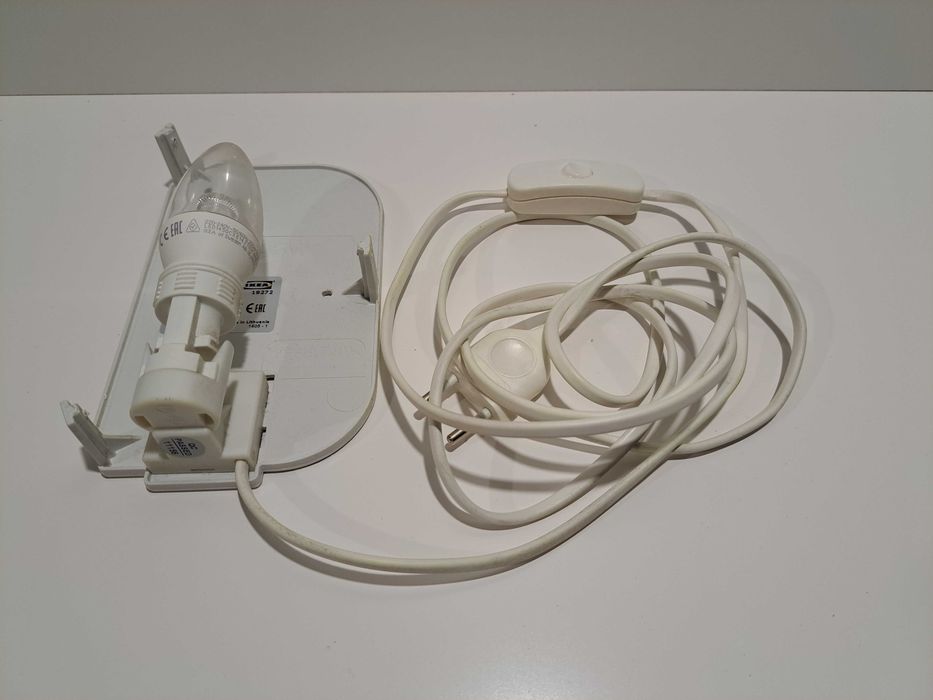 IKEA lampka nocna kinkiet księżyc z żarówką