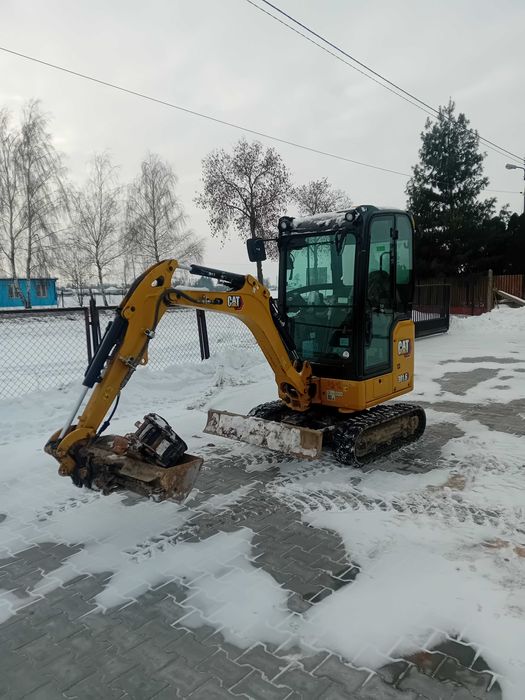 Minikoparka Cat 301.6 jak nowa 360godz. fabryczna gwarancja Klima full