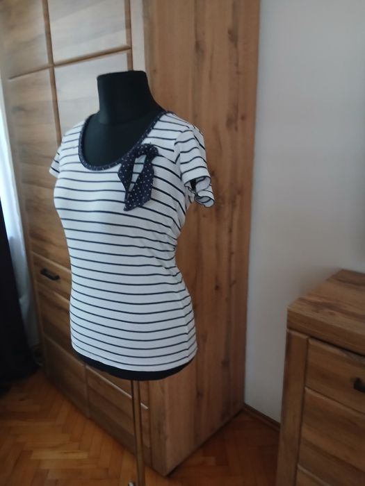 Bluzka  w paski  bawelniana Esmara  40/42