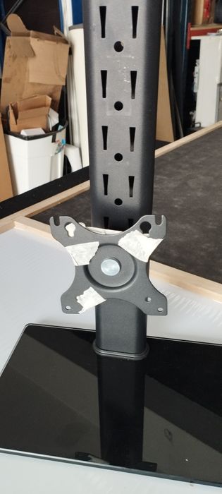 Suporte de mesa para monitor/ LCD /TV com base em vidro e suporte vesa
