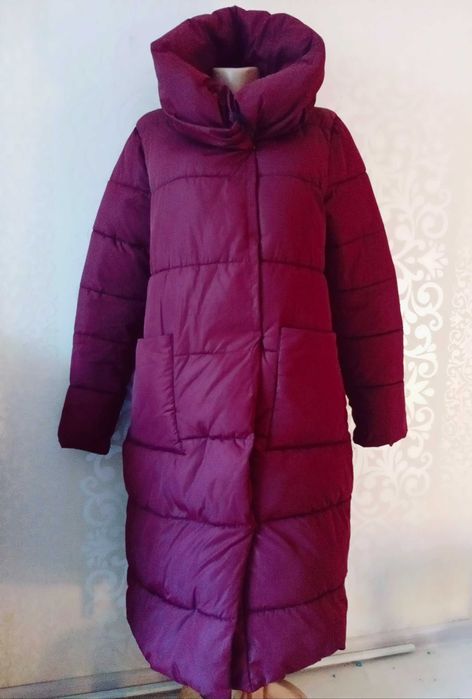 Зимнее теплое женское пальто раз.М.
