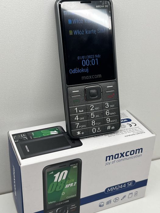 Telefon idelany dla seniora - Maxcom MM244 SE