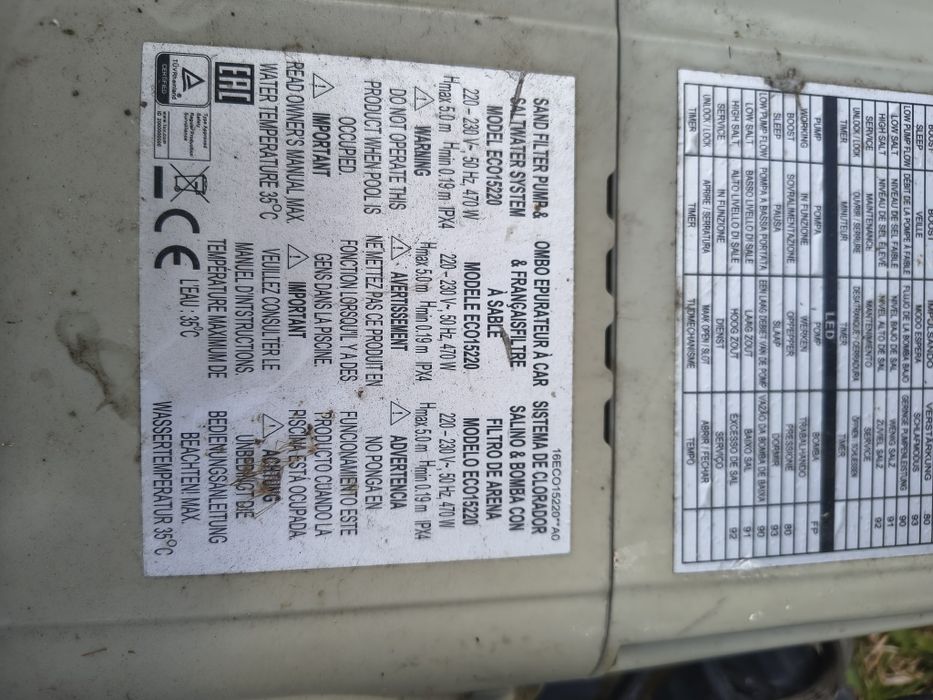 Odkurzacz pompa nogi