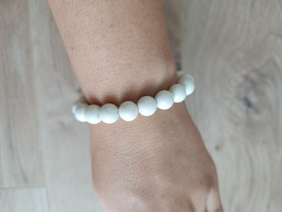 Perłowa bransoletka z koralików