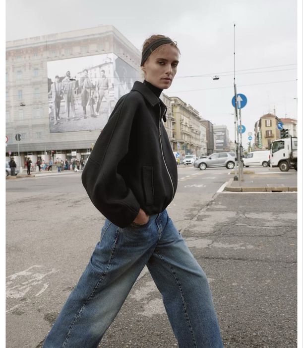 Бомбер вовняний Zara, XS, M