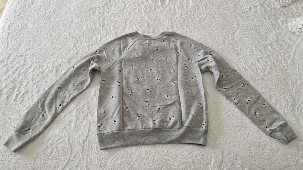 Camisola Cinza estampada, Pull & Bear, tamanho S