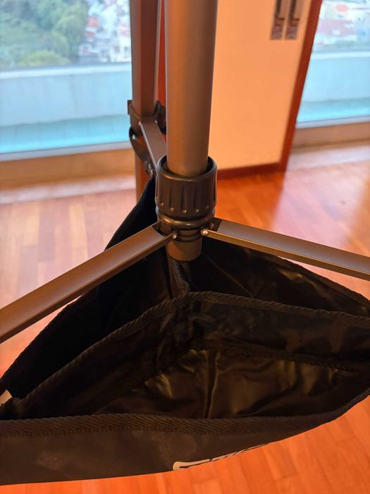 Walimex WT-3570 Basic – Tripé Fotográfico + Bolsa + Suporte para Acessórios