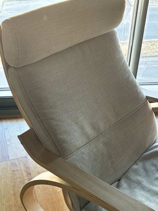 Cadeira e pousa pes poang ikea