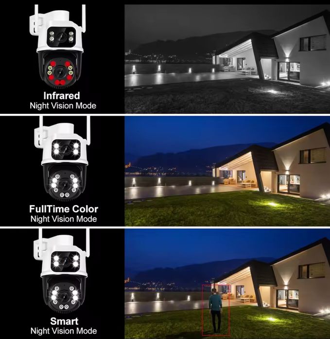 Поворотна Wi-Fi камера відеоспостереження Asecam