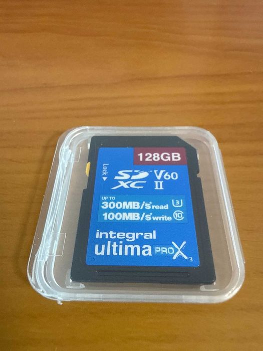 Cartão SD-V60. Integral UltimaPro X3 128GB UHS-II V60 – 300MB/s Leitura | Profissional