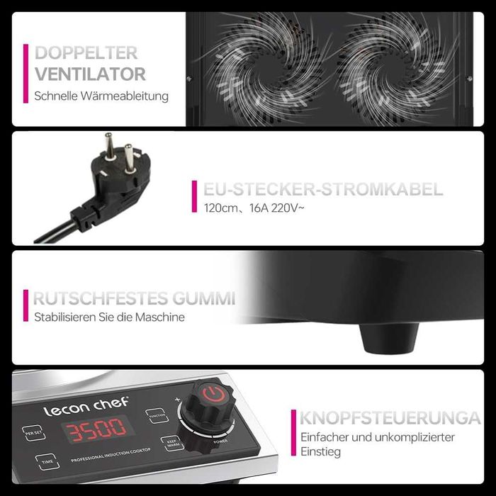 Płyta indukcyjna z wokiem