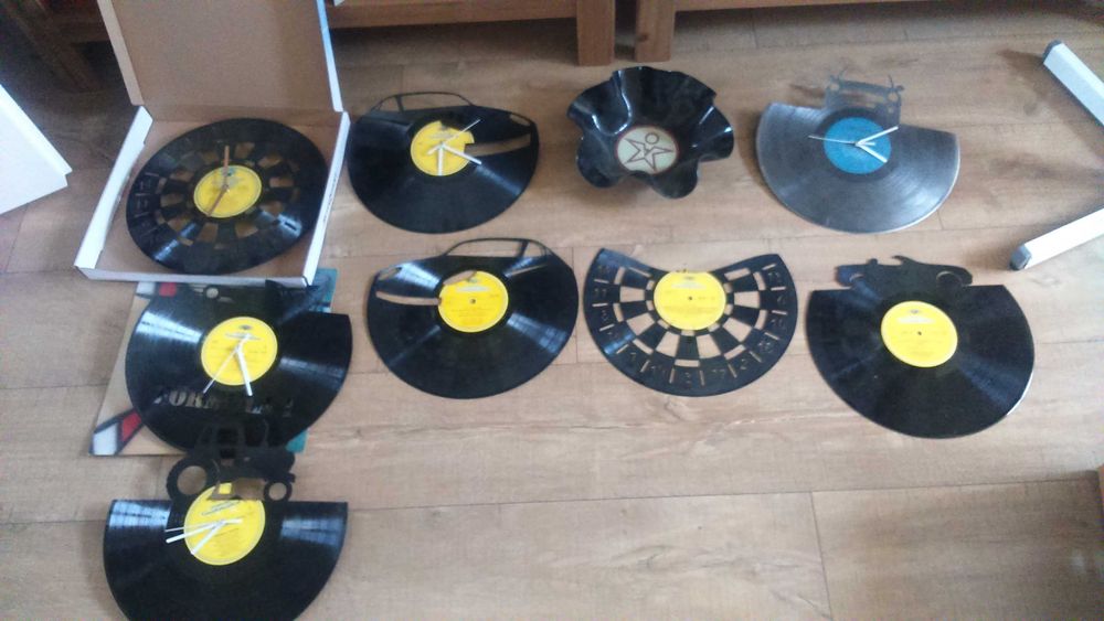 Zegar winyl gramofon