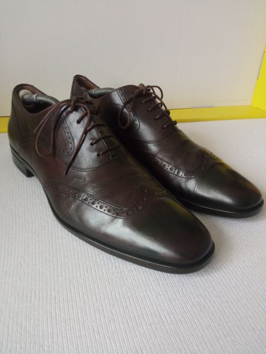 Hugo Boss Original туфли кожаные муж Р 10 ( 44) стелька 29,5 см