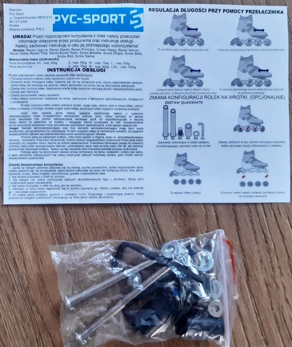 Rolko-wrotki regulowane Croxer r. 30-33