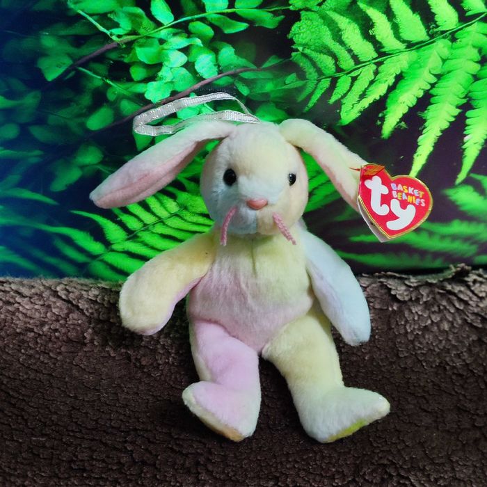 М'яка іграшка плюшевий Кролик TY Basket Beanies 2002 рік