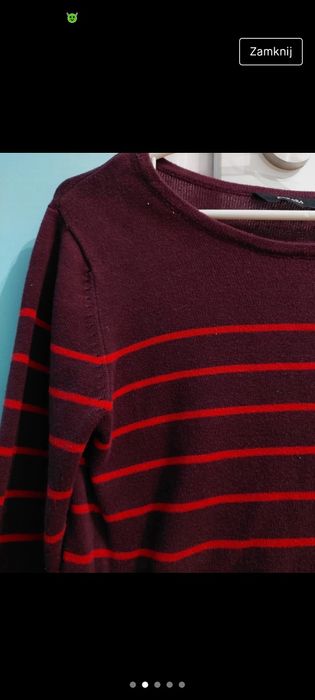sweterek w paski