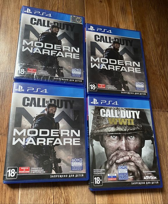 Sony PS4: Stalker 2, Stalker Trilogy, Один из Нас, FarCry, Doom, CoD.