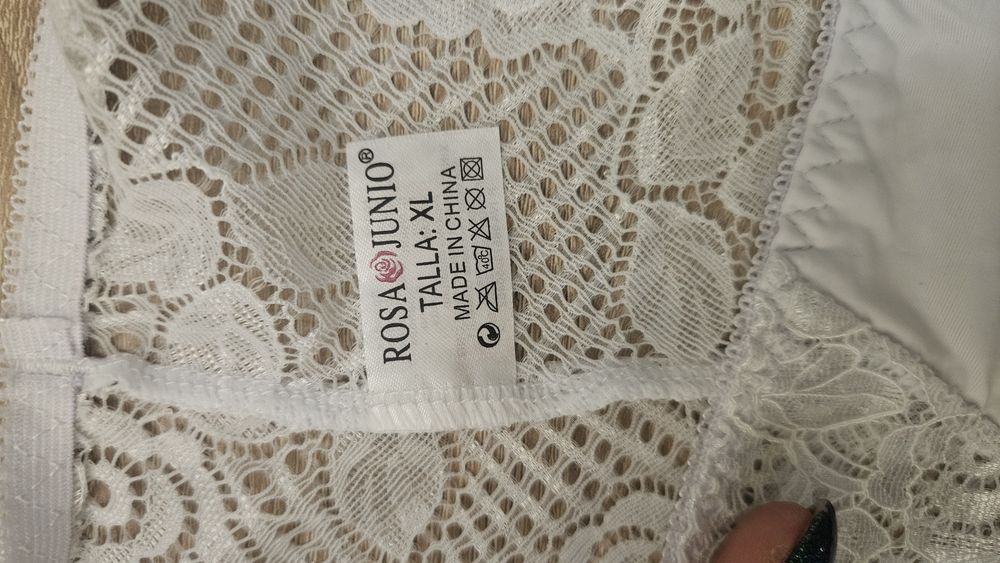 Białe majtki z koronką (2sztuki) Nowe bez metki rozm XL